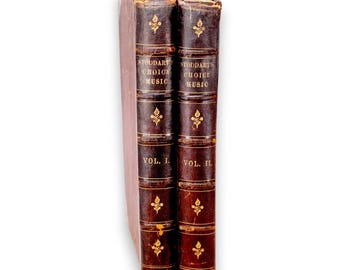 Música selecta de Stoddart para piano u órgano, vol. I y II, 1.ª ed., tapa dura, ganador de septiembre de 1874.