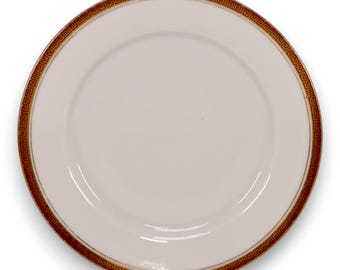 MZ Austria Habsburg Greek Key Bread Plate 6 3/4" Antique c.1901