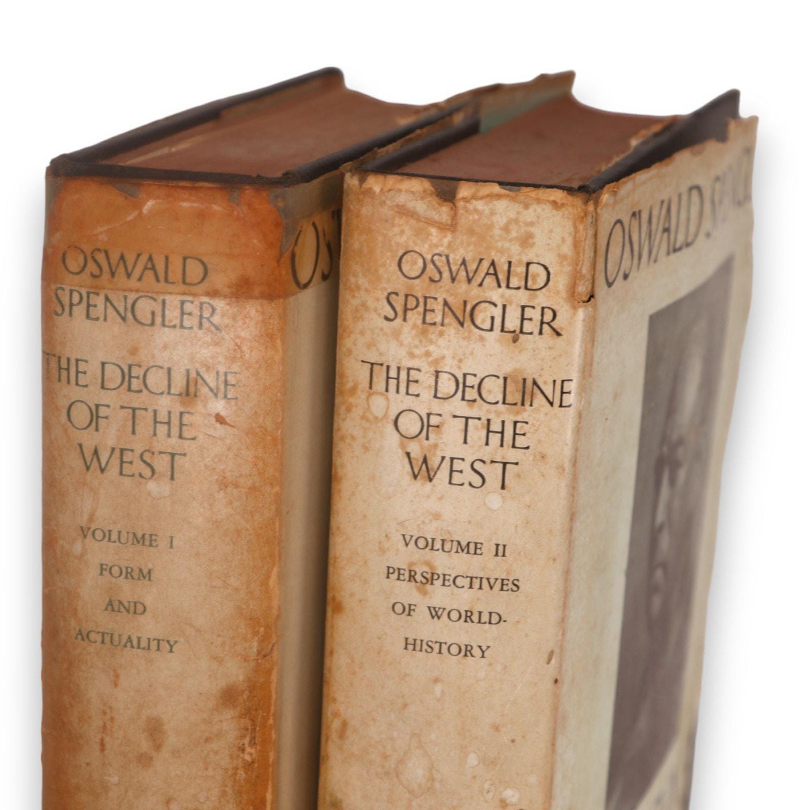 The Decline of the West 1950 Oswald Spengler 2 Vol Set