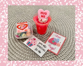 16 18 Inch Doll AG Valentine Valentines Conversation Candy Food Drink Dessert Cookie Card Pretend Play Display Gift  Handmade Cookie CCDF