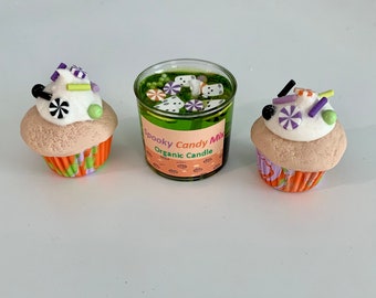 16 18 Inch Doll AG Fall Thanksgiving Halloween Holiday Candy Food Drink Cupcake CCDF Set Handmade Candle Prop Cupcake