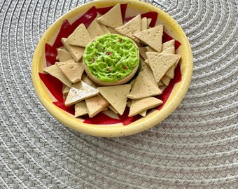 16 18 Inch 1/3 1:3 Scale AG Doll Taco Tuesday Cinco De Mayo Guacamole Guac Accessories  Food Drink Holiday Prop Handmade Gift Pretend  CCDF