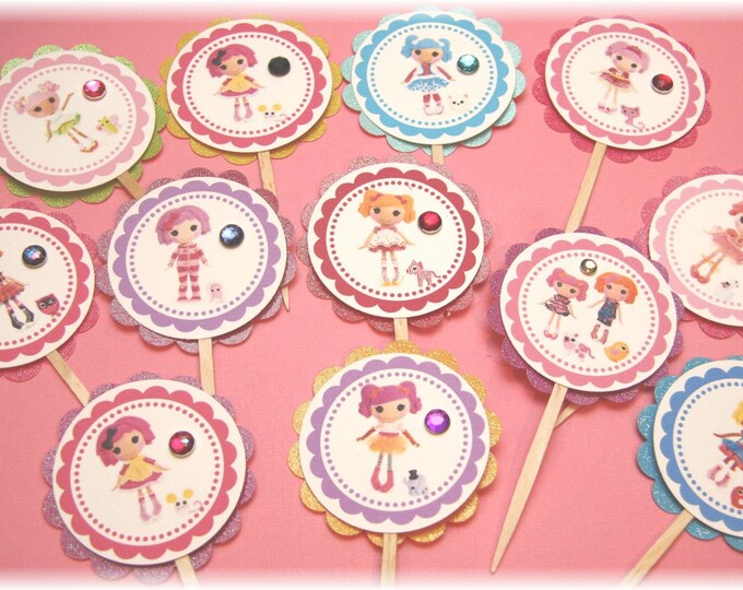 Lalaloopsy Cupcake Topper Picks - Etsy