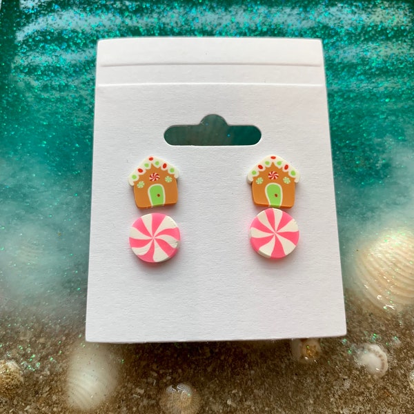 Peppermint Earrings - Etsy