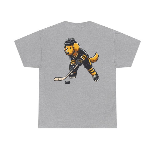 Boston Hockey Dog Shirt