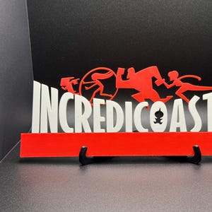Incredicoaster Main Entrance Wall Sign