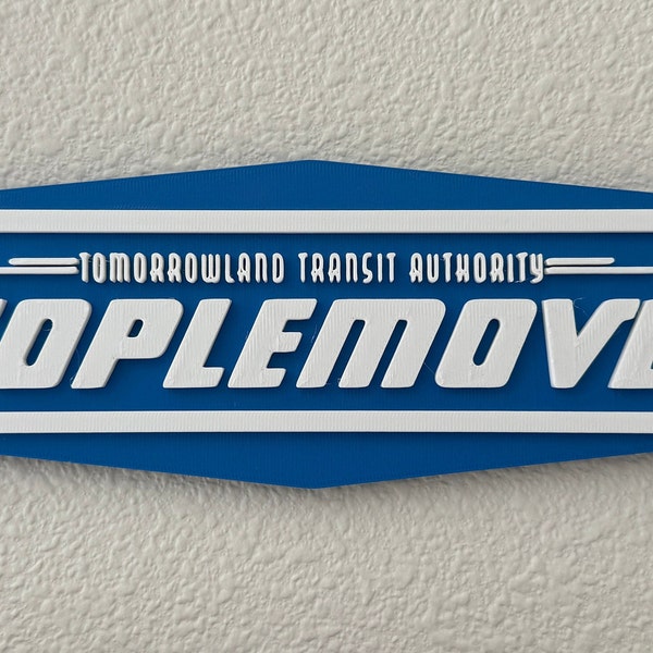 Tomorrowland Transit Authority Peoplemover Wall Sign