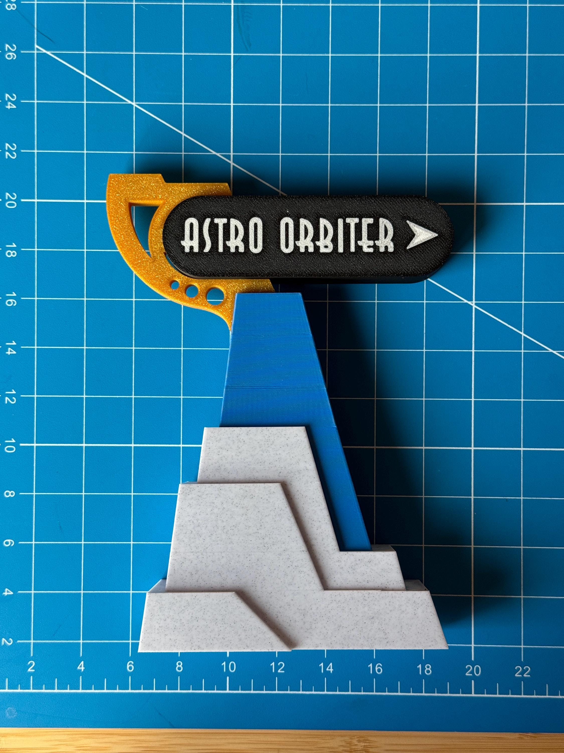 Astro Orbiter Magic Kingdom Tomorrowland-inspired Retro Desk Sign - Etsy