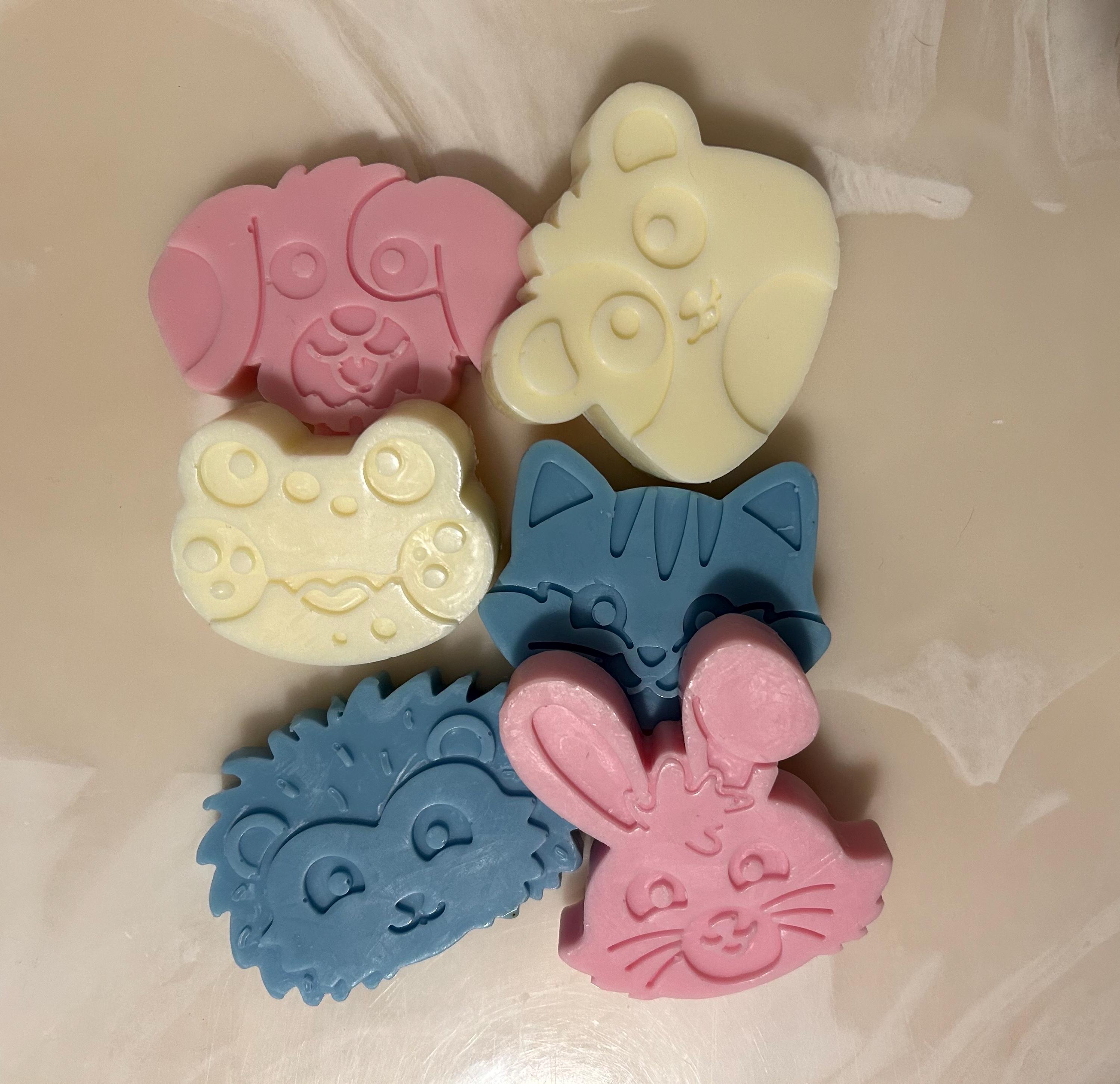 Handmade Kids' Animal Shaped Scented Body Soap Bar