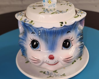 Lefton Miss Priss Cat Teapot - Etsy