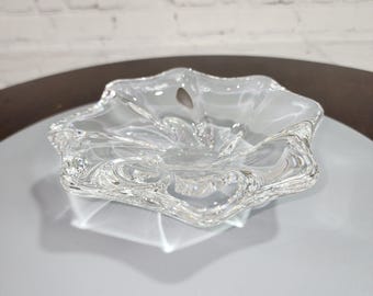 Baccarat Cadix France Crystal Art Glass Dish Candy Nut Bowl 6 Inch