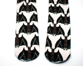 Printed Patterned Socks - Bats - Choice of Colors