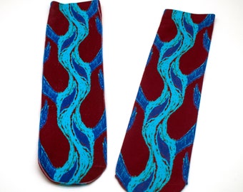 Printed Patterned Socks - Thorns