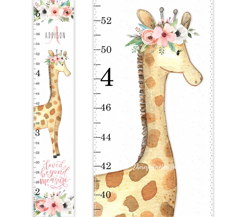 Safari Nursery Growth Chart