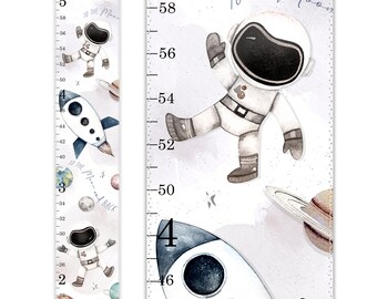 Space Growth Chart, Solar System Growth Chart, Rocket Ship Growth Chart, Personalized Growth Chart, Growth Chart Ruler, Space Nursery Decor