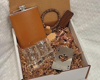 Man Box Gift Set, Groomsmen Gift, Birthday Gift for Him, Best Man Proposal