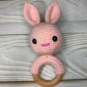 Patrón sonajero conejito crochet ESP