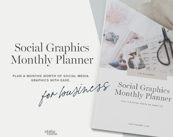 Social Media Graphics Monthly Planner PDF