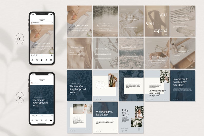 Instagram Carousel Small Business Templates for Canva Educational and Story Telling Social Media Posts image 2