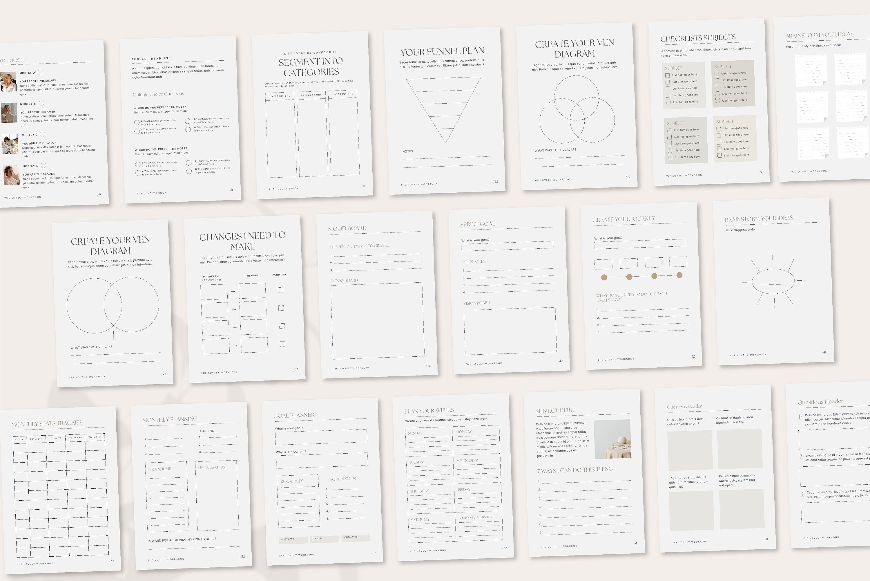 Course Creator Bundle Canva Templates | Webinar and Course Slides ...