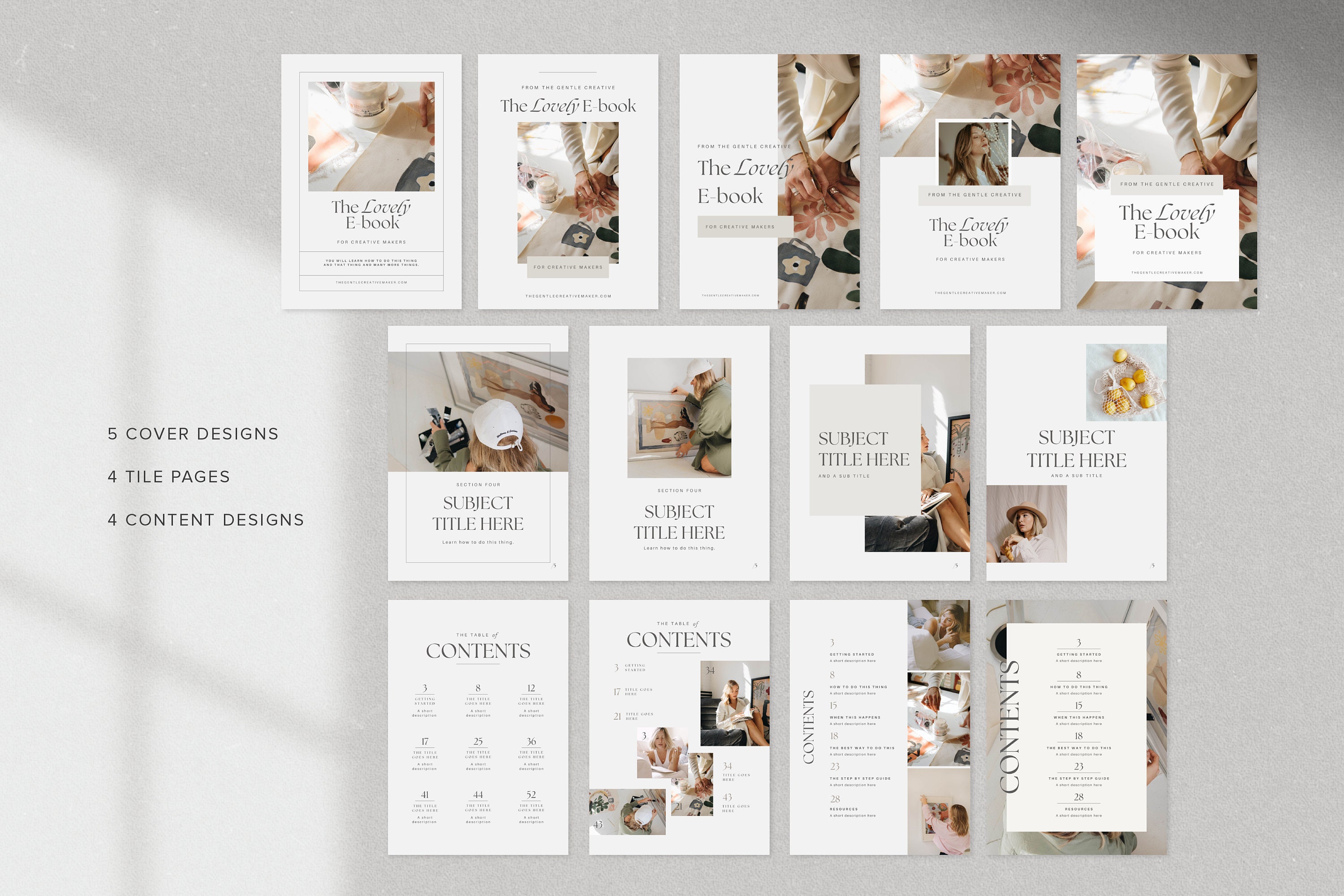 Editable Canva Ebook Template | Kit for Creating Guidebook Lead Magnets ...