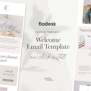 Flodesk Email Marketing Welcome Email Template | Email Marketing Welcome Freebie Delivery