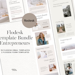 Flodesk Email Template Bundle | Marketing Email and Forms for Small Business