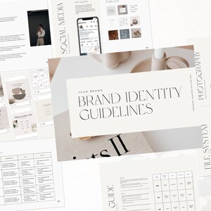 Business Brand Identity Style Guidelines Canva and InDesign Template image 5