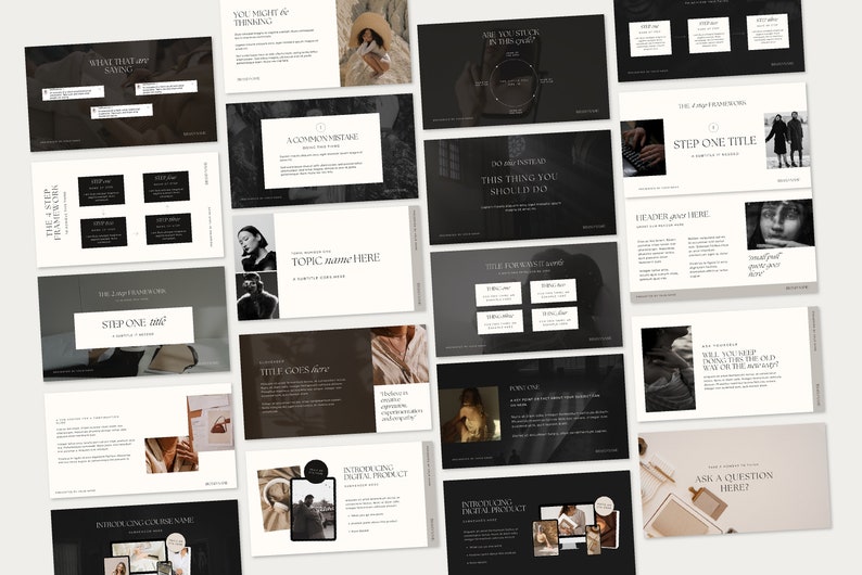 Luxury inar, Masterclass Course Presentation Slide Deck 100 Slides