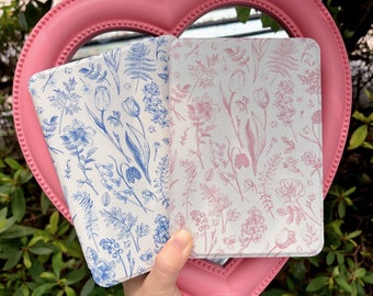 Funda para Kindle Paperwhite (2024), color rosa botánico, Paperwhite 12.º de 7 pulgadas, edición Signature, Oasis, Kindle Colorsoft, funda para Kobo, activación/suspensión automática.