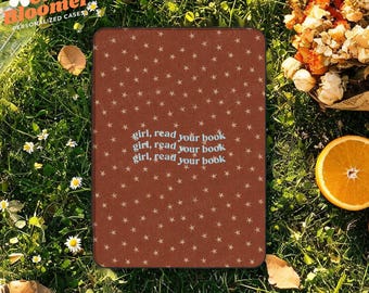 Rustic Red Stars Autumn Kindle 12th Case 2024, Kindle Colorsoft Case Cover Paperwhite 11th 6.8 Kindle Oasis, Kobo Clara Case Auto Wake/Sleep