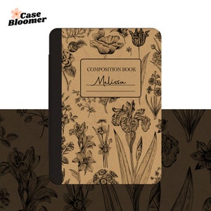 All New Kindle 12h Gen 2024 Case, Composition Book Kindle Colorsoft Paperwhite 2021 cover Paperwhite 6.8 case kindle Oasis Kobo Cover gift