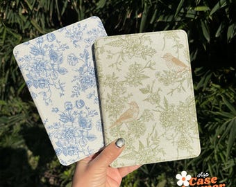 Custom Botanical Green Kindle Paperwhite Strap Case 2024 Paperwhite 11th 6.8 Signature Edition Kindle Oasis Kindle 11th Kobo Auto Wake/Sleep