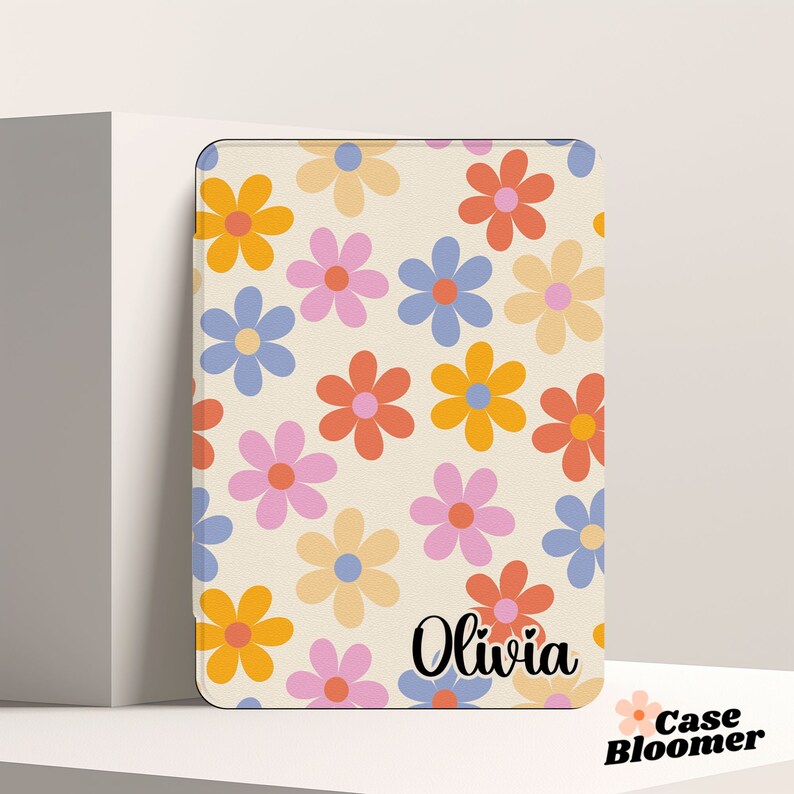 Kindle Colorsoft Case With Strap Paperwhite Aesthetic, Custom Floral ...
