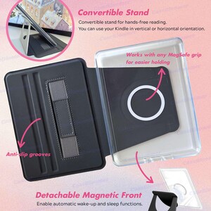 Botanical Green Kindle Colorsoft Paperwhite 13th 7" Case 2026 Paperwhite Signature Edition Oasis Auto Wake/Sleep Kindle 6" Scribe Kobo Libra zdjęcie 9