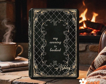 Antique Book Cover Magnetic Back Case for Kindle Colorsoft, Custom Kobo Case, All New Kindle 2026 case 6", Oasis, Rotating Stand with Strap