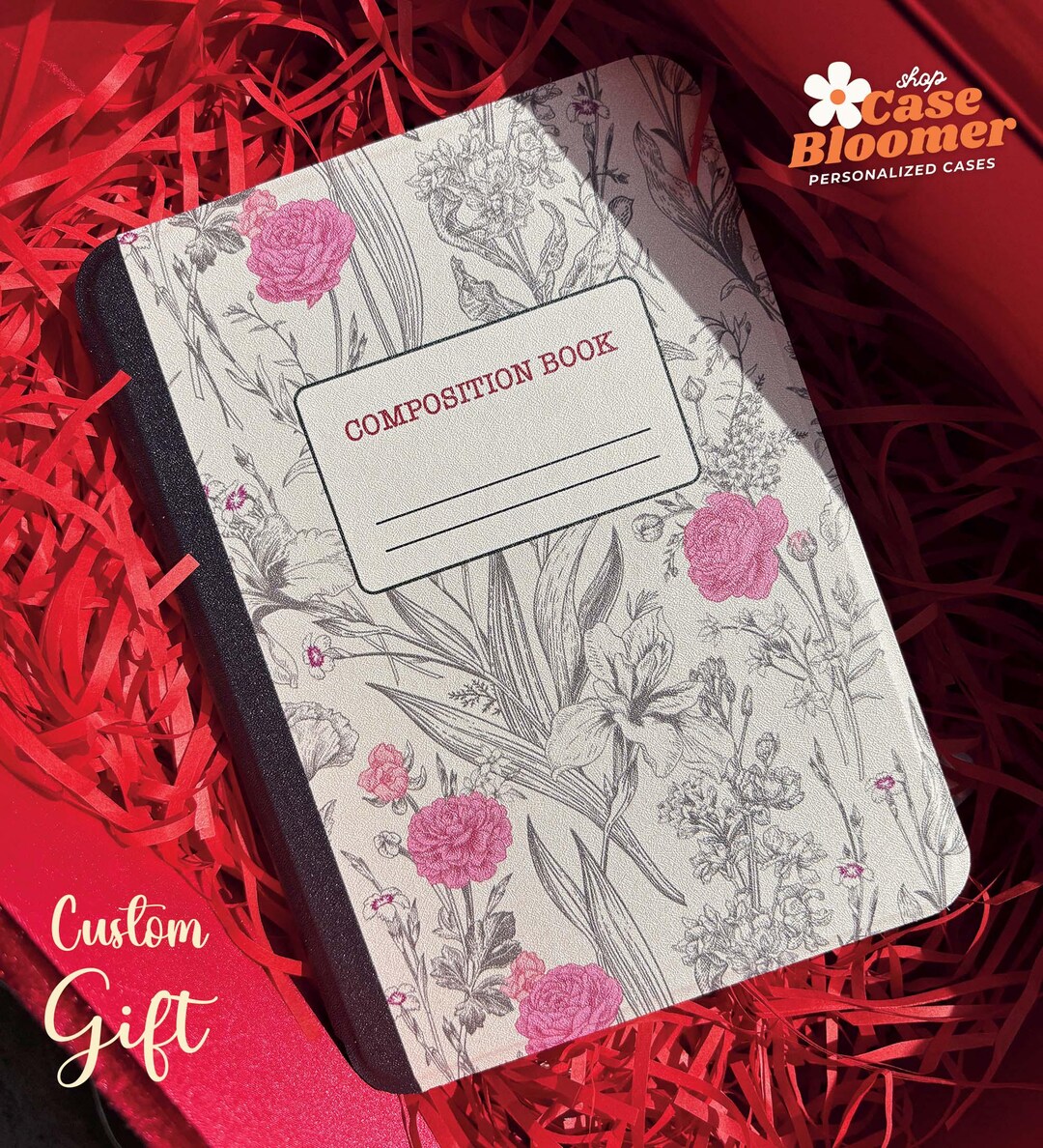 Custom All New Kindle 12th Gen 2024 Case Composition Book Kindle ...