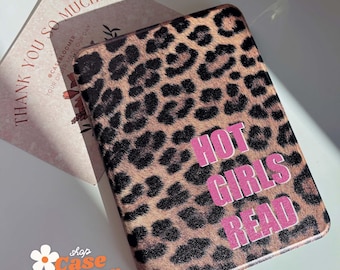 Hot Girls Read Custom Name  Kindle Paperwhite Case Kindle Colorsoft Paperwhite Kindle Oasis case book cover kindle 6” 6.8" 11th Animal Print