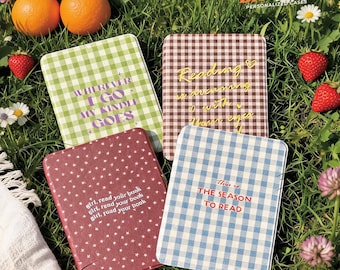 Brown Gingham Checker Kindle 13th Case 2026, Kindle Colorsoft Case Cover Paperwhite 12th 7" Oasis, Kobo Clara Auto Wake/Sleep Gift for her