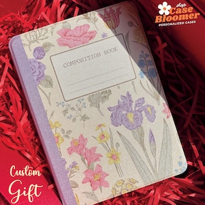 Fioletowy kwiatowy, zupełnie nowy, Kindle 11. generacji 2024, etui na książkę kompozycyjną, etui Kobo, Kindle Colorsoft 2024, Paperwhite 6.8, etui na Kindle Oasis, prezent