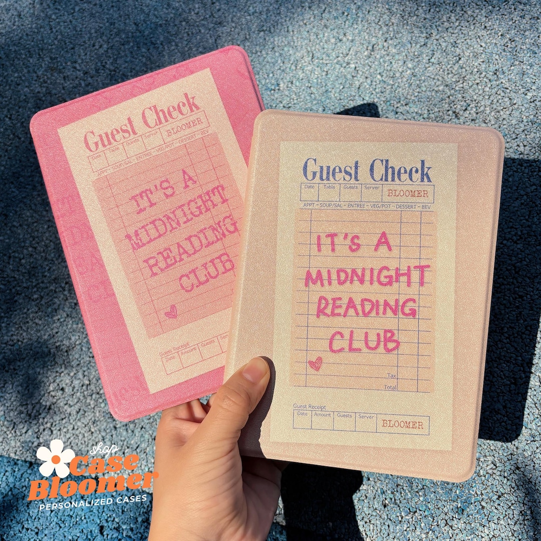 Retro Guest Check Beige All New Kindle 11th 2024 Case Kobo Case Kindle ...