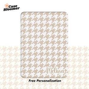 Custom Houndstooth Print Kindle Paperwhite 2024 Case with Auto Sleep/Wake Kindle 6&quot; 2022 Kindle Colorsoft case kindle 11th Cover, Kobo Clara