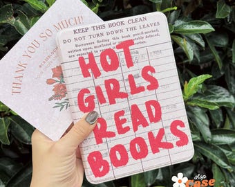Hot Girls Read Books Library Card All New Kindle 12th 7-inch 2024 Case Kindle Colorsoft Paperwhite 11th 6.8 Kobo Case Personalized Gifts