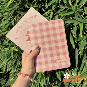 Pink Retro Checkerboard Kindle Paperwhite Case Custom Kindle Colorsoft Paperwhite Kindle Oasis case Kobo book cover kindle 6” 6.8” 10th 11th