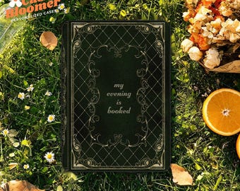 My Evening is Booked Antique Book Cover Kindle case, All New Kindle 2024 case, case cover for Paperwhite 11th, Kindle Colorsoft, Oasis, Kobo