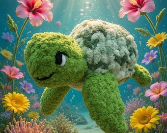 DIY pattern: Squiggy the Sea Turtle
