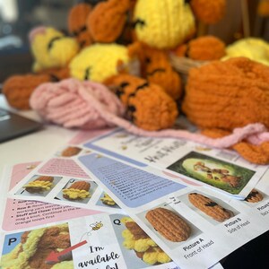 DIY: Tommy the Tigger Finger Knitting PDF Pattern image 8