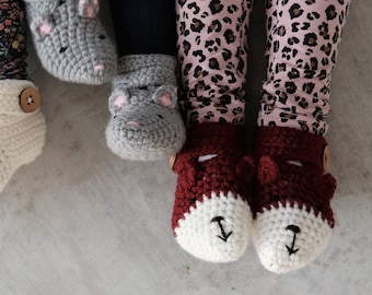 Fox Slipper Sock Booties