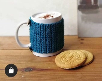 Mug and Cosy with Matching Coaster Made With Organic Cotton