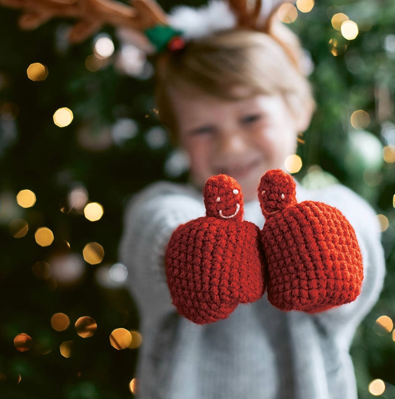 Mittens With Smiley Faces Handmade For Adults, Babies and Kids image 4